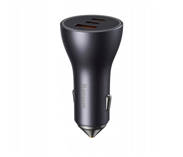 Baseus Ładowarka samochodowa USB-A + 2x USB-C 65W - 1502067 - zdjęcie 4